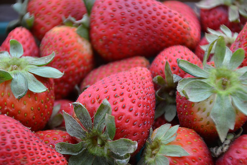 organic strawberries