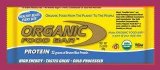 Organic Food Bar Protein - Box Organic Food Bar 12 Bars 1 Box