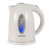 Ovente KP72W Cordless Electric Kettle, 1.7-Liter, White