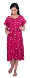 Smart Hospital Delivery Gown (S/M, Berry)