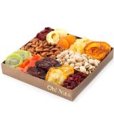 Nut and Dried Fruit Gift Tray, Healthy Snack Gift Box, Great Gift for the Health Conscious Individual - Oh! Nuts