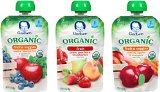 Gerber Organic 2nd Food Pouches, Fruit and Veggie Variety Pack 1, 3.5oz, 18 count