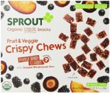 Sprout Crispy Fruit and Veggie Chews, Purple Berry and Carrot, 3.15 Ounce
