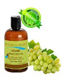 ORGANIC GRAPE SEED Oil. 100% Pure / Natural / Undiluted / Virgin / Unscented/ Certified Organic/ Cold Pressed Carrier Oil for Skin, Hair, Massage and Nail Care. 1 Fl. oz- 30 ml Botanical Beauty.