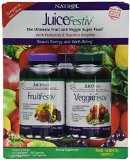 Natrol JuiceFestiv, 240 Capsules (120 FruitFestiv Capsules and 120 VeggieFestiv Capsules - made with organic fruits and vegetables)
