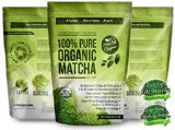 100% USDA Organic Matcha Green Tea Powder Extract - Fat Burner & Weight Loss Diet Supplement & Metabolism Booster - Natural Detox All Day Energy & Mental Focus - Latte, Smoothie, Shake & Baking Mix - Vegan Superfood - Coffee Substitute - Improved Hair & Skin Health (4oz) LEAD FREE