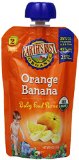 Earth's Best Organic Stage 2, Orange & Banana, 4 Ounce Pouch (Pack of 12)
