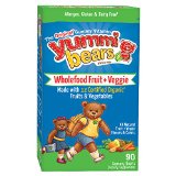 Yummi Bears Wholefood & Antioxidants Supplement for Kids, 90 Gummy Bears