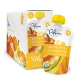 Plum Organics Baby Second Blends, Pumpkin and Banana, 4 Ounce Pouches (Pack of 12)