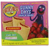 Earth's Best Organic Sunny Days Snack Bars, Strawberry, 8 Count (Pack of 6) ( 5.3 oz Packets )