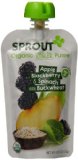 Sprout Toddler Food Pouch, Apple, Blackberry and Spinach with Buckwheat, 4.22 Ounce (Pack of 5)