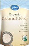 Viva Labs Organic Coconut Flour: Non-GMO, and Gluten-Free, 4 lb Bag