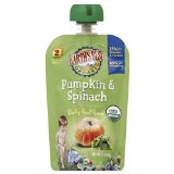Earth's Best Organic Stage 2, Pumpkin & Spinach, 3.5 Ounce Pouch (Pack of 12)