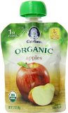 Gerber Purees 1st Foods Organic Pouch Apples, 3.17 Ounce (Pack of 12)