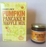 Trader Joes Pumpkin Pancake and Waffle Mix & Trader Joe's Pumpkin Butter Plus A Bonus Free Organic Sweet Coffee (Hot or Cold) Recipe from Z-Organics. (2 items +bonus) •
