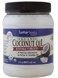 BetterBody Foods Organic Cold Pressed Extra Virgin Coconut Oil, 56 ounce