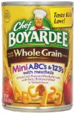 Chef Boyardee Whole Grain Abc's & 123's with Meatballs, 15-Ounce Cans (Pack of 12)