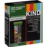 Kind Gluten Free Dark Chocolate Chili Almond Nuts & Spices Bars 4 - 1.4 Oz (Pack of 3)