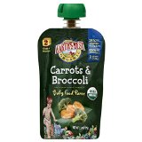 Earth's Best Organic Stage 2, Carrots & Broccoli, 3.5 Ounce Pouch (Pack of 12)