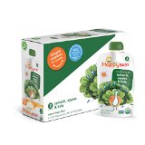 Happy Baby Organic Stage 2 Baby Food, Simple Combos, Spinach, Apples & Kale, 4 Ounce (Pack of 16)