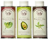 La Tourangelle Best Sellers Trio - Perfect gift set for home chef's - Delicious artisanal handcrafted oils, non-gmo, all-natural, kosher, made in California - Walnut, Hazelnut, avocado oils - 25 Fluid Ounce