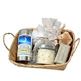 Natural Spa Gift Basket White Tea & Ginger Spa Basket