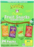 Annie's Homegrown Organic Bunny Fruit Snacks Variety Pack 0.8 Oz (24 ct)