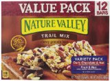 Nature Valley Chewy Trail Mix, Variety Pack of Dark Chocolate & Nut and Fruit & Nut, 12-Count Boxes (Pack of 8)