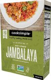 cooksimple All Natural Mix New Orleans Jambalaya with Brown Rice and Peppers (4 Pack)