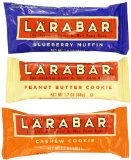 Larabar Variety Pack of 1.7 oz. bars, 18-Count (6 Blueberry Muffin, 6 Cashew Cookie, 6 Peanut Butter Cookie)