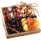 Santa Cruz Dried Fruit Tray with Savory Nuts Gift Tray