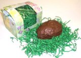 Scott's Cakes 1 Pound Fruit & Nut Cream Center Filled Easter Egg Covered in Milk Chocolate