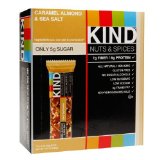 KIND Nuts & Spices Bars, Caramel Almond & Sea Salt 1.4 oz (Pack of 3)