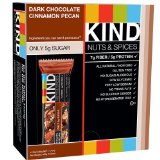 KIND Nuts & Spices, Dark Chocolate Nuts & Sea Salt, 1.4 oz., (Dark Chocolate Cinnamon Pecan 24 Count)
