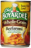 Chef Boyardee Whole Grain Beefaroni, 15-Ounce Cans (Pack of 12)