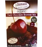 Namaste Foods Gluten Free Organic Dark Chocolate Brownie Mix, 16 Ounce