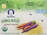 Gerber Purees Organic 1st Foods Pouches, Mixed Carrots, 3.17 Ounce (Pack of 12)