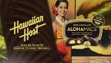 Hawaiian Host Alohamacs Dark Chocolate Macadamia Nuts 6oz Box 12 Pieces
