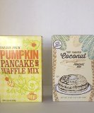 Trader Joes Pumpkin Pancake and Waffle Mix and Trader Joe's Toasted Coconut Pancake Mix Plus A Free Organic Sweet Coffee Recipe from Z-Organics. A Great Easter Breakfast Bundle (4 Items)