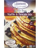 Namaste Foods, Gluten Free Waffle & Pancake Mix,  21-Ounce Bags (Pack of 6)