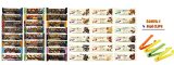 Kind Bar Variety Pack, 24 Pack Sampler, ThinkThin Variety Pack, 18 Pack Sampler ,42 Different Flavors, (Bonus!! 4 Bag Seal Clips Free)