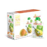 Happy Baby Organic Stage 1 Baby Food, Starting Solids, Pears, 3.5 oz (Pack of 16)