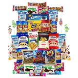 Cookies Candy Crackers & Chips Variety Pack Care Package (40 Count)